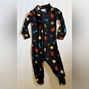 Hanna Andersson Sleeper Pajama Halloween Colorful Pumpkins Baby 12-18 Months 75